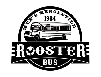 Rooster Bus logo design by bougalla005