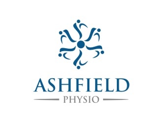 Ashfield Physio logo design by EkoBooM