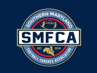 Southern Maryland Football Coaches Association logo design by Benok