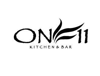 One 11 Kitchen & Bar logo design by Marianne