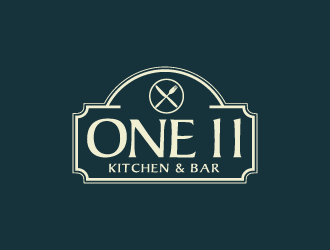 One 11 Kitchen & Bar logo design by moomoo
