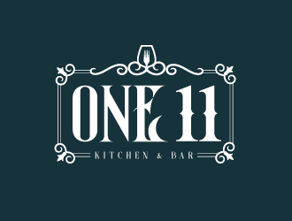 One 11 Kitchen & Bar logo design by moomoo