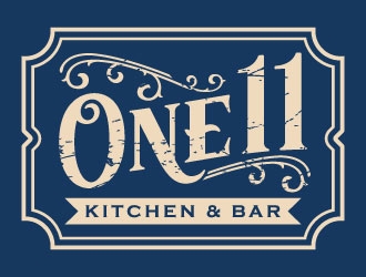 One 11 Kitchen & Bar logo design by daywalker