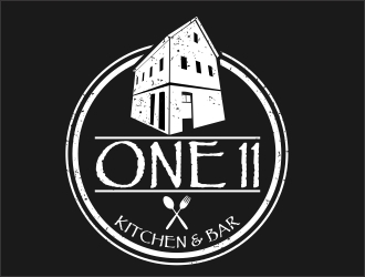 One 11 Kitchen & Bar logo design by xteel