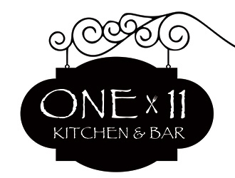 One 11 Kitchen & Bar logo design by ManishKoli