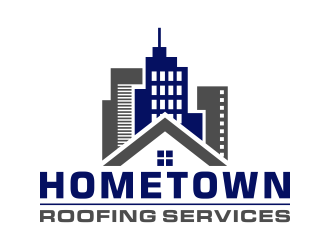 Hometown Roofing Services  logo design by pakNton