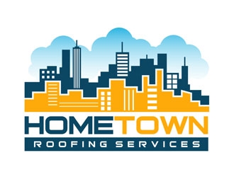 Hometown Roofing Services  logo design by CreativeMania