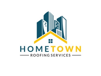 Hometown Roofing Services  logo design by item17
