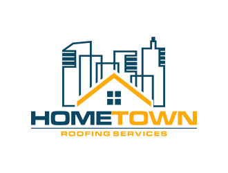 Hometown Roofing Services  logo design by semar
