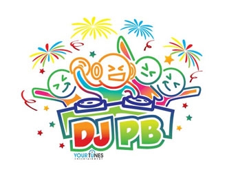 DJ PB logo design by shere