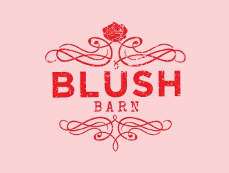 Blush Barn/ blush barn logo design by thebutcher
