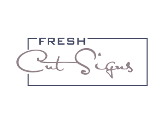 Fresh Cut Signs logo design by qqdesigns