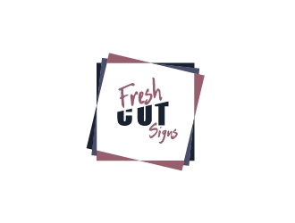 Fresh Cut Signs logo design by MDesign