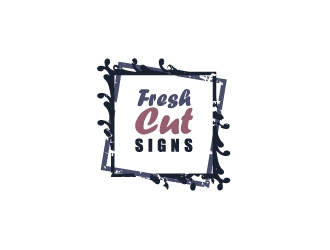 Fresh Cut Signs logo design by MDesign