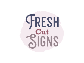 Fresh Cut Signs logo design by ekitessar