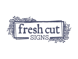 Fresh Cut Signs logo design by jaize