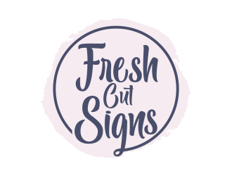Fresh Cut Signs logo design by ekitessar