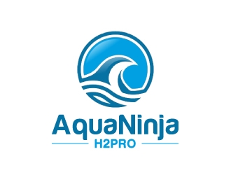 AquaNinja, Inc. logo design by nehel