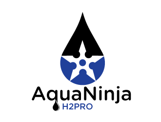 AquaNinja, Inc. logo design by scriotx