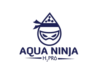 AquaNinja, Inc. logo design by Foxcody