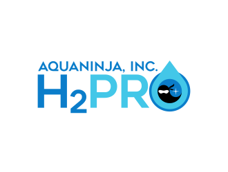AquaNinja, Inc. logo design by ekitessar