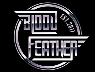 BLOODFEATHER logo design by shere