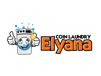Elyana Coin Laundry  logo design by MarkindDesign
