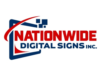 Nationwide Digital Signs, Inc. logo design by jaize