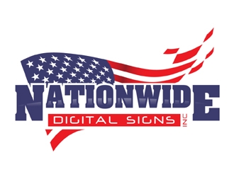 Nationwide Digital Signs, Inc. logo design by MAXR