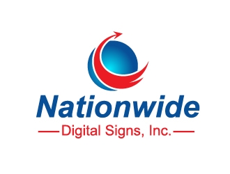 Nationwide Digital Signs, Inc. logo design by Marianne