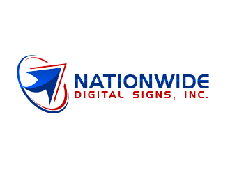 Nationwide Digital Signs, Inc. logo design by BeDesign