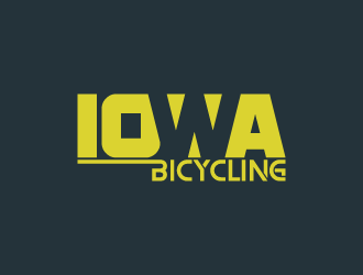Iowa Bicycling logo design by fastsev