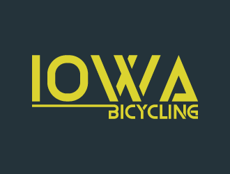 Iowa Bicycling logo design by fastsev