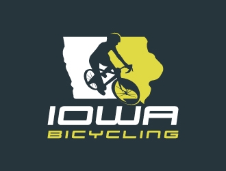Iowa Bicycling logo design by J0s3Ph
