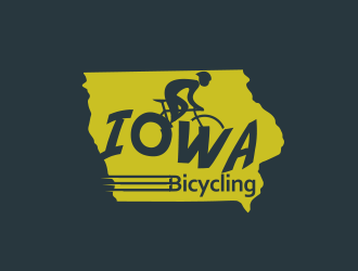 Iowa Bicycling logo design by schiena