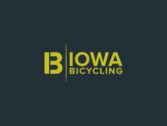 Iowa Bicycling logo design by ubai popi