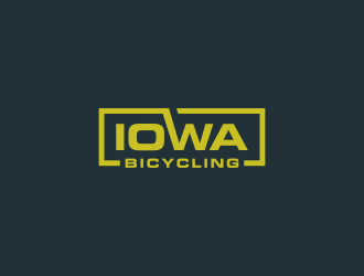 Iowa Bicycling logo design by ubai popi