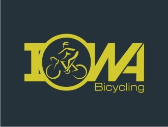Iowa Bicycling logo design by hariyantodesign