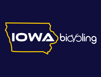 Iowa Bicycling logo design by Dhieko
