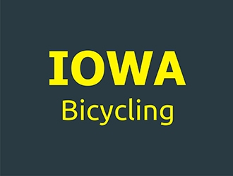 Iowa Bicycling logo design by gitzart