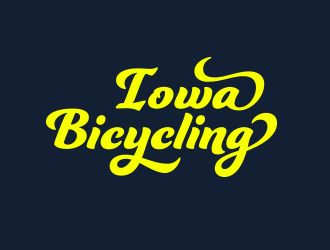 Iowa Bicycling logo design by keylogo