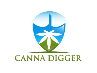 Canna Digger logo design by Suvendu