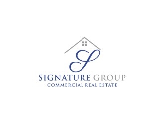 Signature Group Commercial Real Estate logo design by bricton