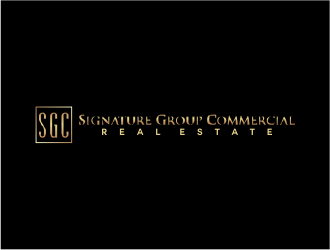 Signature Group Commercial Real Estate logo design by amazing
