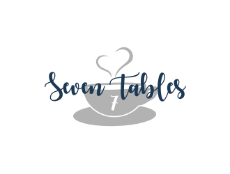 Seven Tables logo design by Zhafir