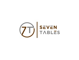 Seven Tables logo design by bricton