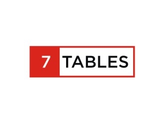 Seven Tables logo design by EkoBooM