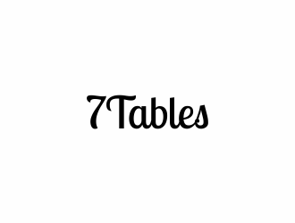 Seven Tables logo design by eagerly