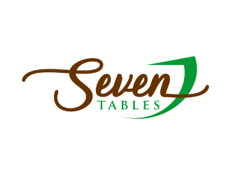 Seven Tables logo design by pionsign