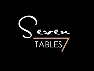 Seven Tables logo design by serprimero